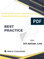 PENERAPAN MODEL PEMBELAJARAN PROBLEM BASED LEARNING BERBANTU ALAT PERAGA DAN MEDIA INTERAKTIF UNTUK MENINGKATKAN MOTIVASI BELAJAR PESERTA DIDIK PADA MATA PELAJARAN IPA TOPIK SISTEM PEREDARAN DARAH DI KELAS VIII SMP N 1 PAKUSARI / Best Practice II_Siti Aisyah