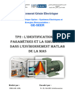 Identification Paramétres&Simulation MATLAB MAS Errami Adil