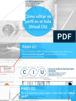 Tutorial Cómo Editar Perfil en El Aula Virtual