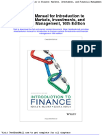 Solution Manual For Introduction To Finance Markets Investments and Financial Management 16th Edition