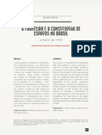 A FRONTEIRA E A CONSTITUIÇÃO DE Espaço No Brasil A Partir de 1970 Mato Grosso