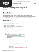 Frida Hooking Android Part 2 - 11x256's Reverse Engineering Blog