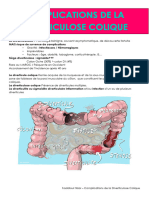 Complications de La Diverticulose Colique