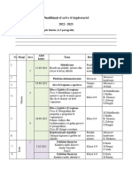 Plani I Oreve Edukative 2022-2023