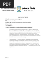 Pricinples OF HRM Final Note For