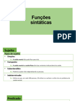 10.º - Funções - Sintáticas