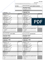 Understanding Food Labels Worksheet 23-24