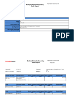 Multiple Worksite Audit Report