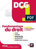 DCG 1 Fondamentaux Du Droit Manuel Et Applications 2019