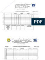 Borang Keputusan Sukan Tahunan Acara Individu