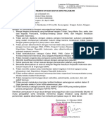 Lampiran IV Format Surat Pernyataan Data Diri PPPK Teknis BKN 2023