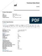 Model:AEA3425YXA: Technical Data Sheet