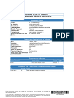 Oficina Judicial Virtual: Certificado de Envío de Escrito