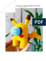 Among Us Pikachu Amigurumi PDF Free Pattern