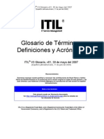 ITILV3 Glossary LA Spanish V2.0