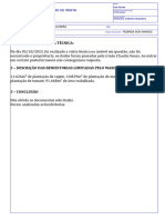 1 - Descrição Da Visita Técnica:: 73) 9.9954-2000 Fazenda Dois Amigos Carlos Roberto Souza Meira