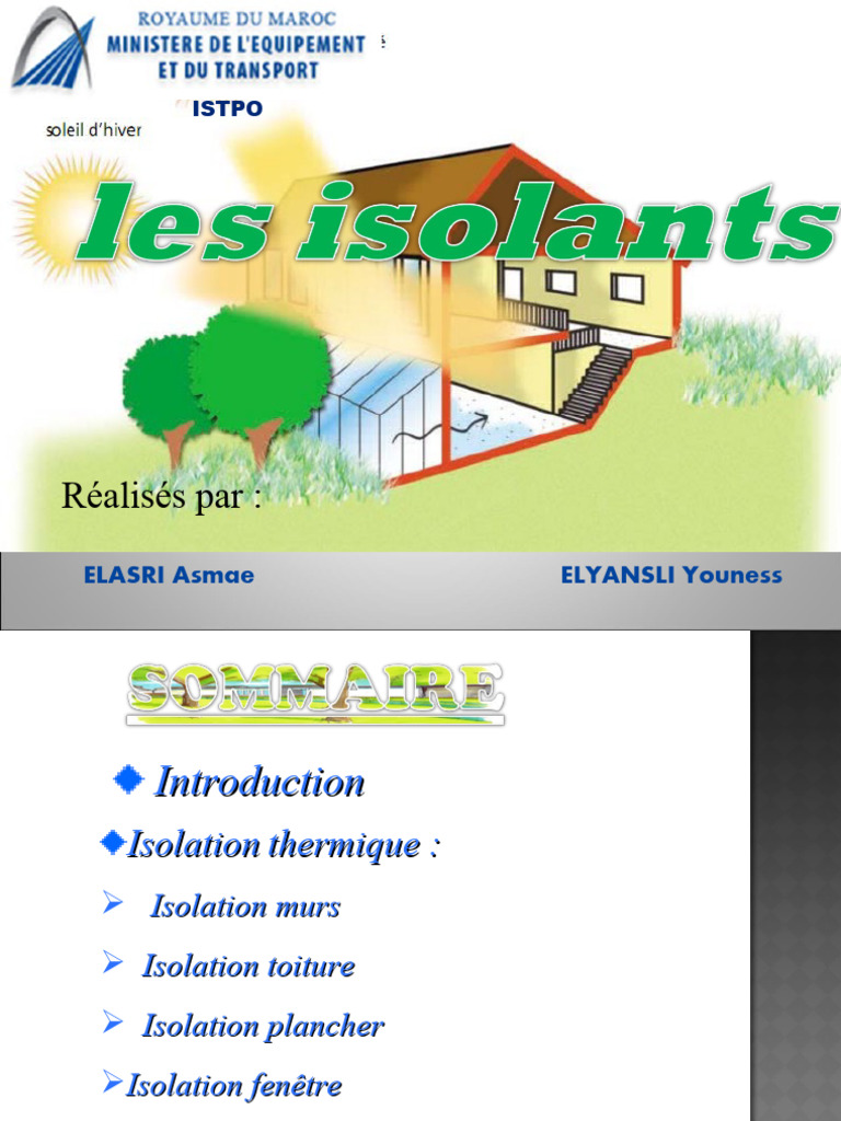 Isolation' | PDF | Isolation thermique du bâtiment | Mur