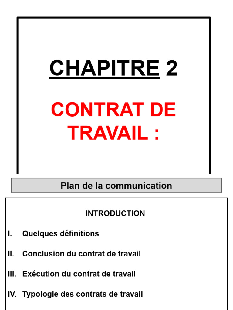 Conclusion du contrat de travail | PDF | Éthique des affaires | Économie