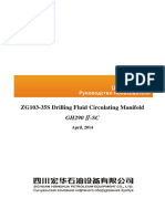 ZG103-35S Drilling Fluid Circulating Manifold User Manual