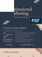Institutional Meeting by Slidesgo