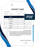 2022.11.27 M6 Nhi Report Card