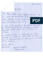 Carta de Renuncia