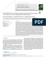 Green Infrastructure As A Solution To Mitigate The Effects of Climate Change in A Coastal Area of Social Vulnerability in Fortaleza (Brazil)