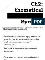 2-1 - Characteristics of Mathematical Language