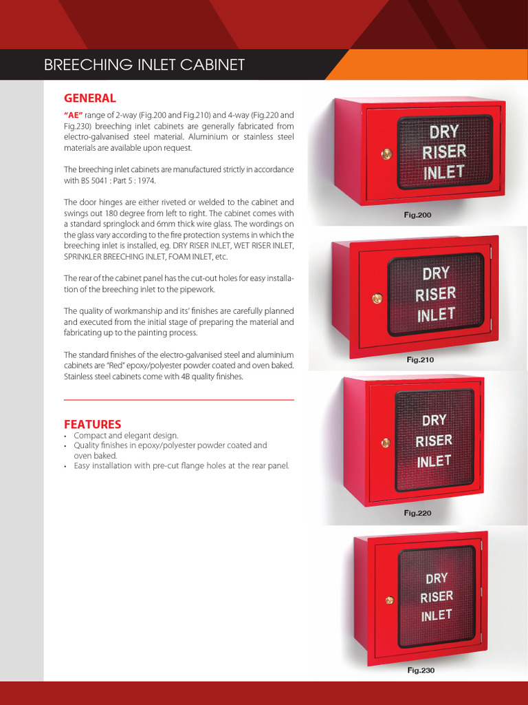 Breeching Inlet Cabinet | PDF | Materials | Secondary Sector Of The Economy