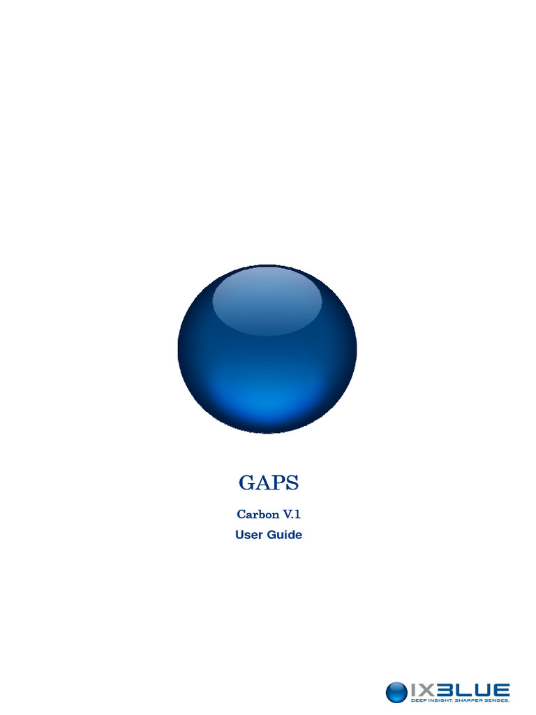 GAPS Manual | PDF | Inertial Navigation System | Global Positioning System