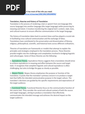 translation notes