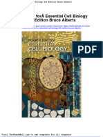 Test Bank For Essential Cell Biology 4th Edition Bruce Alberts