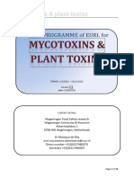 EURL Mycotoxins & Plant Toxins WFSR WORK PROGRAMME 2021-2022