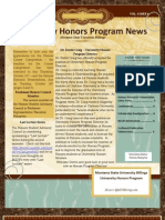 October 10 Honors Newsletter