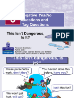 Negative Yes-No Questions and Tag Questions