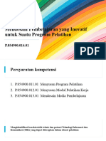 Mendesain Pembelajaran Yang Inovatif