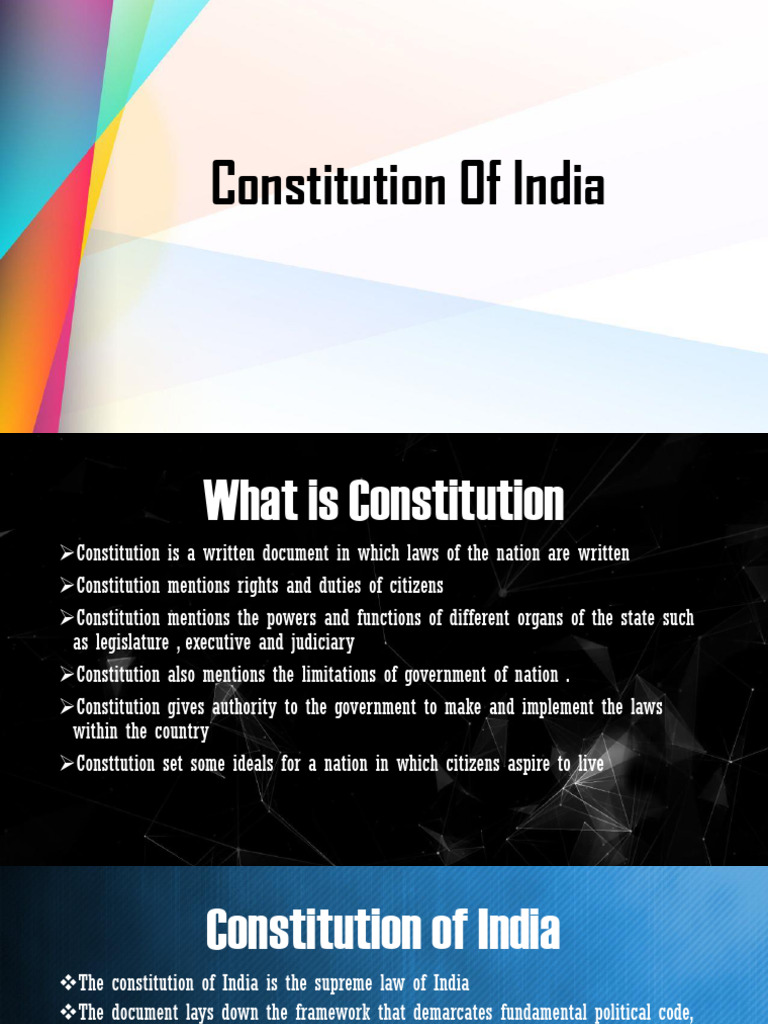 Constitution of India PDF