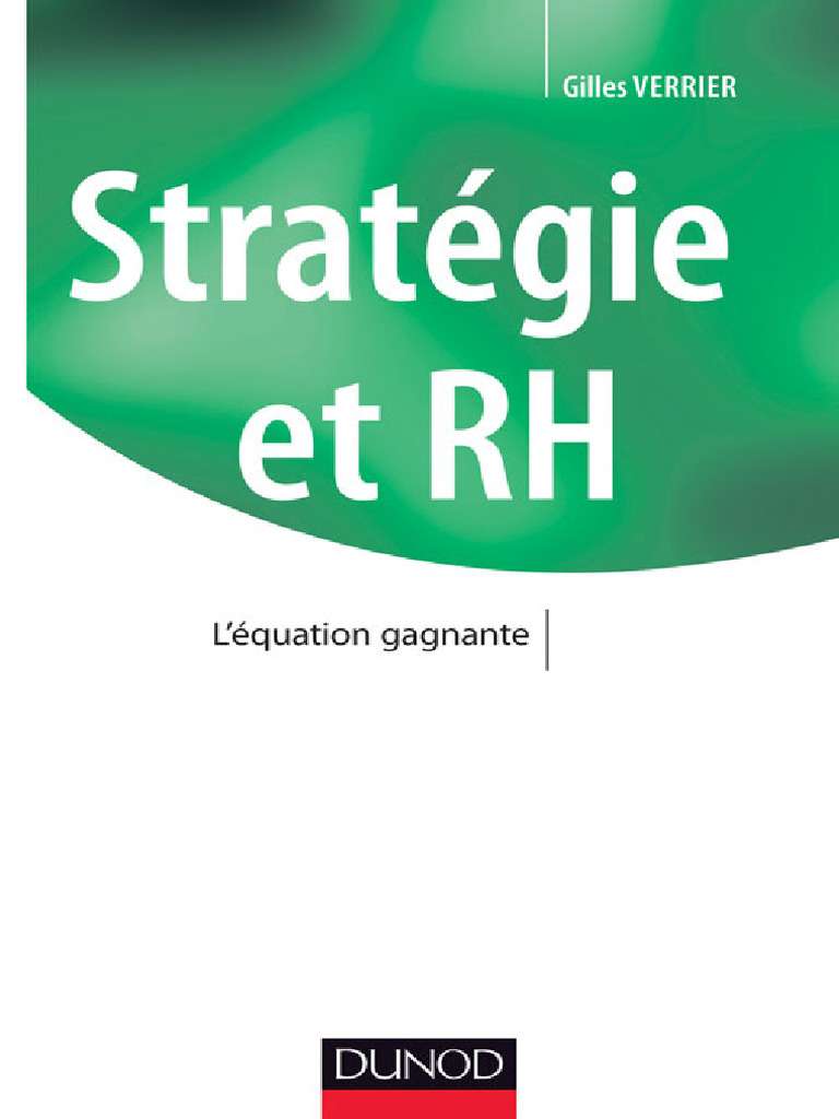 Stratégies RH et pratiques opérationnelles | PDF | Gestion stratégique ...