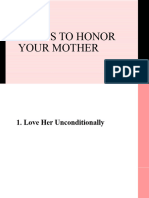 7 Ways To Honor Your Mother