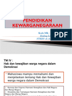 TM Ke IV - Hak Dan Kewajiban Warga Negara