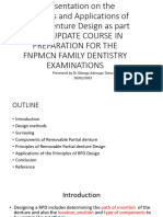 4.principles of Design of REMOVABLE PARTIAL DENTURE
