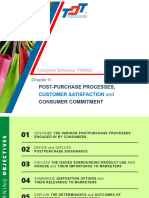 Chapter 5 - Post Purchase Processes
