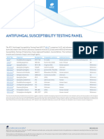 Antifungal Susceptibility Testing Panel