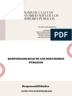 Análisis de La Ley de Responsabilidades de Los Servidrores Públicos