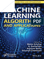 Machine Learning Algorithms and Applications 2021