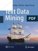 Chengqing Zong - Rui Xia - Jiajun Zhang - Text Data Mining-Springer Singapore