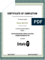 Cceya Certificate