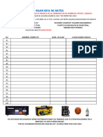 Rifa Mesa Directiva 81-100 - 084355