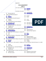 Sem 1 Accounting For Management MCQ Assignment