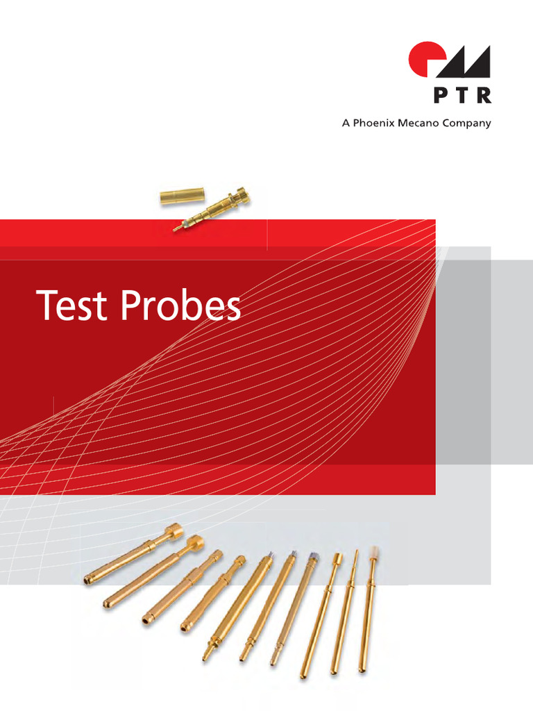 PTRCatalogue Test Probes Download Free PDF Electrical Connector